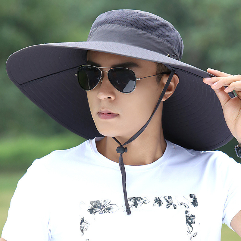 Super Wide Brim Sun Hat Waterproof Bucket Hat for Fishing, Hiking, Camping, fishing hat