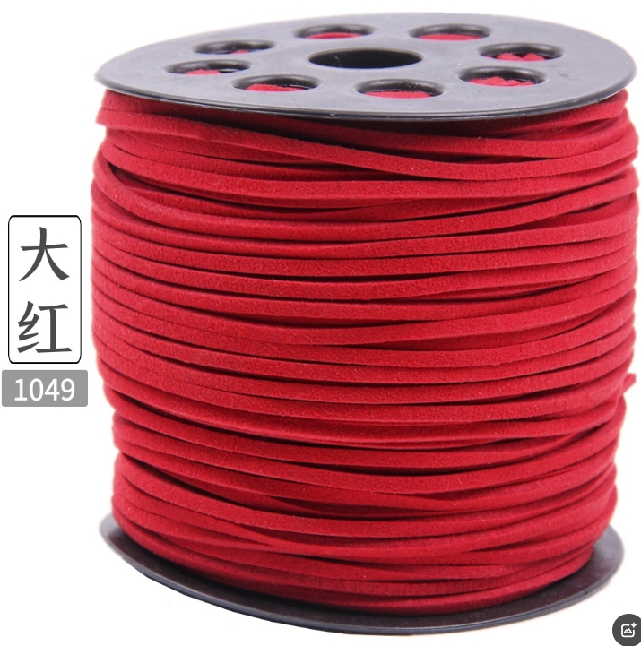 100 yard Faux Suede Cord  Leather Lace Beading String Bracelet Necklace Making