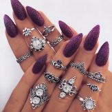 13 Pcs/ set rings   finger rings sets