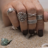 5 Pcs/ set  fashion Korean styles  sample finger ring sets Joint ring