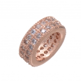 10mm DIY Micro Cubic Zirconia Spacer Beads
