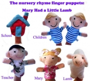 Finger pair Parent-child toys-Mary had a little lamb