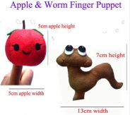 Finger pair -Apple and Worm Finger