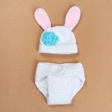 Baby photography clothing knitted-Rabbit