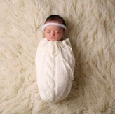 Baby photography clothing knitted-Sleeping bag