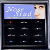 18Pcs/lots  Nose ring  seamless hoop Jewelry
