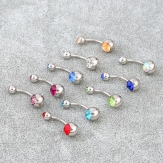 Belly-Button-Bar-Navel-Ring-Double-Gem-Surgical-Steel-1-6mm-x-10mm Belly-Button-Bar-Navel-Ring-Double-Gem-Surgical-Steel-1-6mm-x-10mm Belly-Button-Bar-Navel-Ring-Double-Gem-Surgical-Steel-1-6mm-x-10