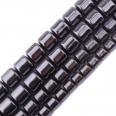 4x5,8,10,12mm Smooth Drum Shape Hematite Beads Natural Stone Beads