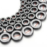 8,10,12,16mm Circle shape Hematite Beads Natural Stone Beads