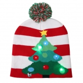 Christmas hats with the lights winter hats for kids many color for choice