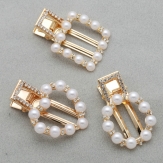 Fashion Imitation ABS Pearl Beads Hairpin Girl Hair Styling Accessories Handmade Flower Pearl Hair Clip for Girl