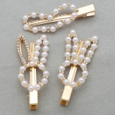 rabbit Fashion Imitation ABS Pearl Beads Hairpin Girl Hair Styling Accessories Handmade Flower Pearl Hair Clip for Girl