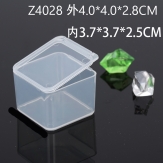 Z4028 40*40*28mm PP material flip plastic box