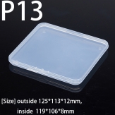 P13  125*113*12mm  PP material flip plastic box