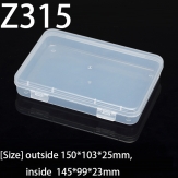 Z315  150*103*25mm  PP material flip plastic box
