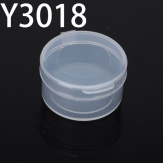 Y3018 32*32*18mm Round PP plastic box, parts box, storage box, transparent white