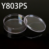 Y803PS 82*82*31mm Round PS plastic box, parts box, storage box, transparent white