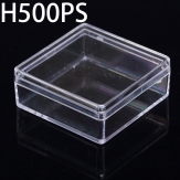 H500PS 50*50*20mm Round PS plastic box, parts box, storage box, transparent white