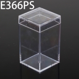 E366PS 36*36*65mm Round PS plastic box, parts box, storage box, transparent white
