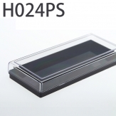 H024PS 120*50*20mm Round PS plastic box, parts box, storage box, transparent white