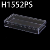 H1552PS 155*75*25mm Round PS plastic box, parts box, storage box, transparent white