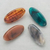 Plastic imitation stone hair card