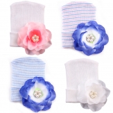 flower new baby born  hats  benie hats  flower hat