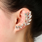fashion black and white big rhinestone ear cuff earring wrap sold by pcs