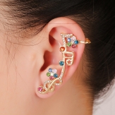 rhinestone music   ear cuff  ear wrap sold by pcs