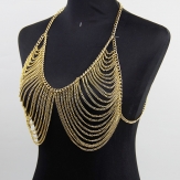 Jewelry body chain crystal rhinestone bra body chain body jewelry bra body chain