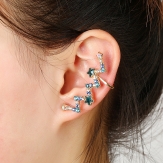 punk style  blue  wave  triangle  ear cuff  ear wrap sold by pcs