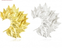 fashion style  punk earring  leave  without the ear hole  earrings