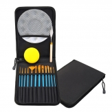 wood painting sets  Nylon brush  12 pcs  with  black bag