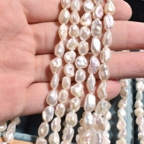 6-7mm Freshwater Pearl Jewelry Baroque Pearl reborn pearls DIY beads