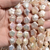 12-13mm DIY flower five star Baroque freashwater pearls sold by strands