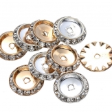 20mm rhinestone spacer brass spacer Rondelle rhinestone beads100pcs/lots