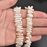15mm freshwater pearls sold by strands biwa beads freshwater pearls
