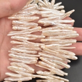 DIY biwa freshwater pearls sold by  strands   biwa beads freshwater pearls