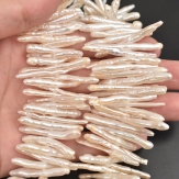 DIY biwa freshwater pearls sold by strands biwa beads freshwater pearls