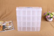 Plastic Bead Container, Rectangle plastic boxes 40 rooms 24.5*16.5*23.5CM
