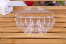 Plastic Bead Container, Rectangle  plastic boxes  half round   15*9*2.2