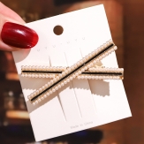 Fashion Diamond rhinestone Hair Clip Snap Barrette Stick Hairpin Hair Styling Accessories For Women Girls