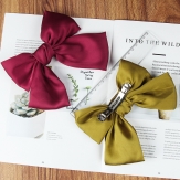 Fashion Diamond bow Hair Clip Snap Barrette Stick Hairpin Hair Styling Accessories For Women Girls
