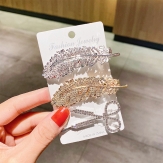 feather  fashion Hair  Clips in plastic many color for choice