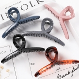 plastic fashion Hair Claw Clips in plastic many color for choice