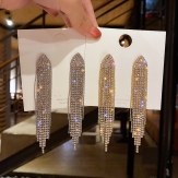 rhinestone earrings