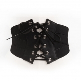women's  big wide elastic velvet  belt fashion belt