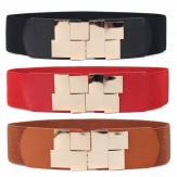 women's dress  very  wide elastic velvet  belt fashion belt
