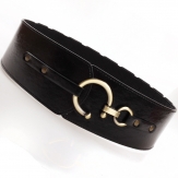 women's  black  wide belt fashion belt