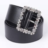 women's  wide PU leather  105cm   belt fashion belt